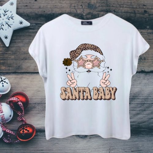 SANTA BABY ANIMAL PRINT